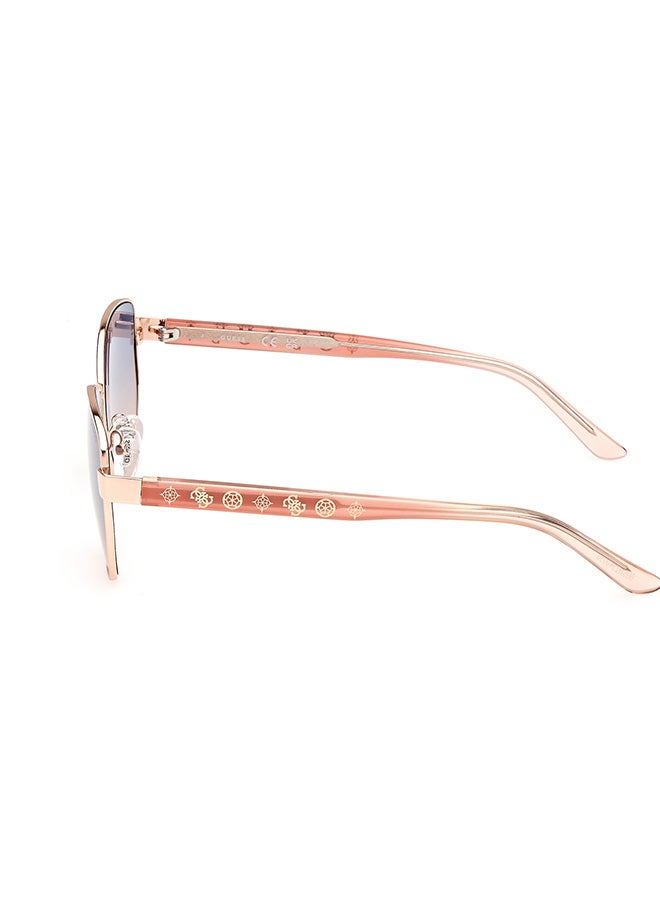 GUESS Women's UV Protection Hexagon Sunglasses - GU0010228W56 - Lens Size: 56 Mm - Image 2